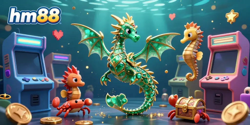 Experience the thrill of hm88 online gaming with stunning underwater visual elements.