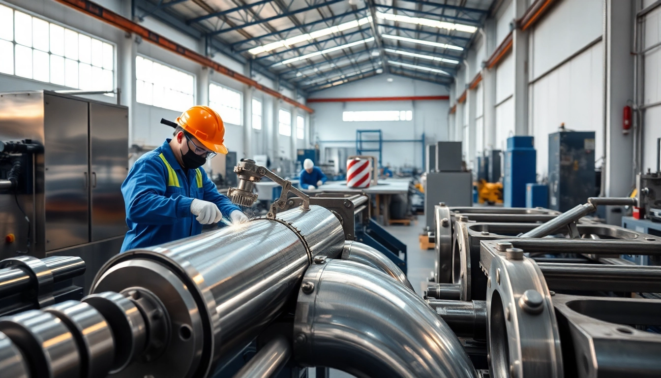 Zinc plating Malaysia in a modern electroplating facility showcasing precision and quality.