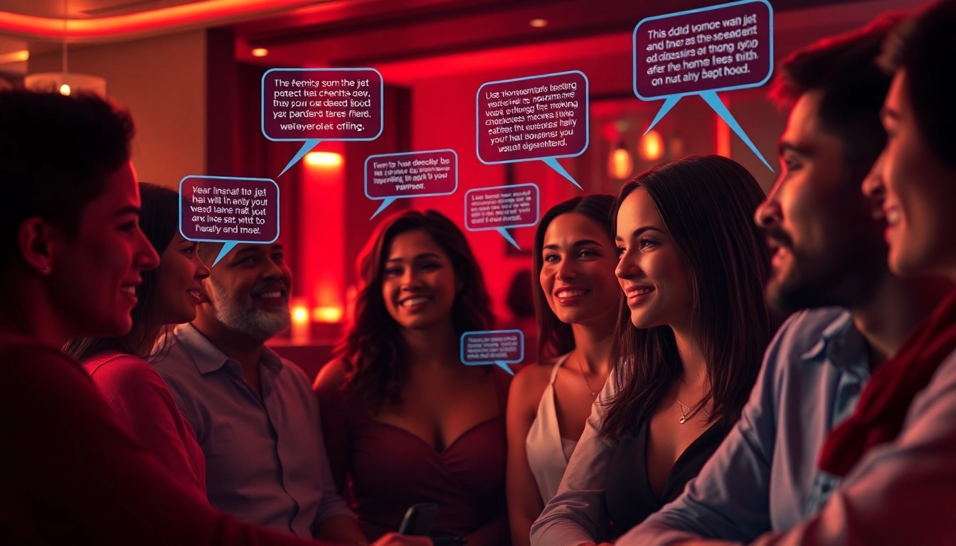 Interactive AI chatbot conversation on sex ai in a chic lounge, highlighting digital engagement.
