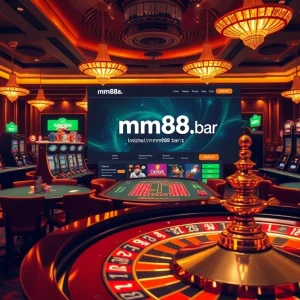 Enjoy a thrilling game at https://mm88.bar/ casino with vibrant tables and exciting slot machines.