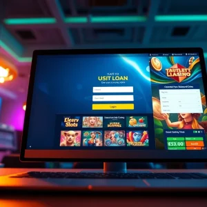 Engaging online casino interface featuring doaslot login and slot game visuals.