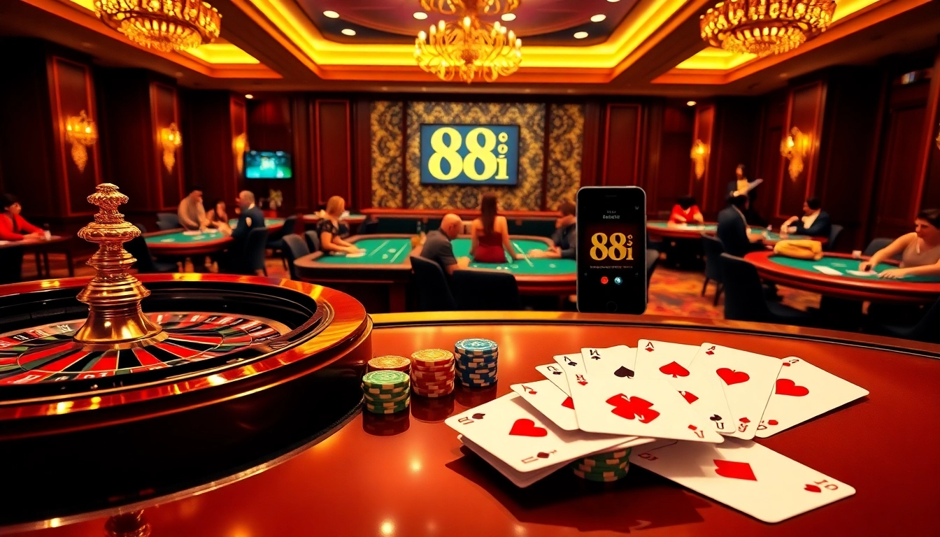 Engage with link 88i for a thrilling online casino experience featuring roulette, poker, and the 88i app.