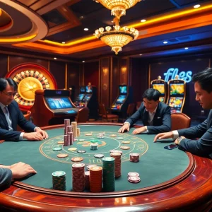 Experience the excitement of winning with the fly88 code at a vibrant casino table!