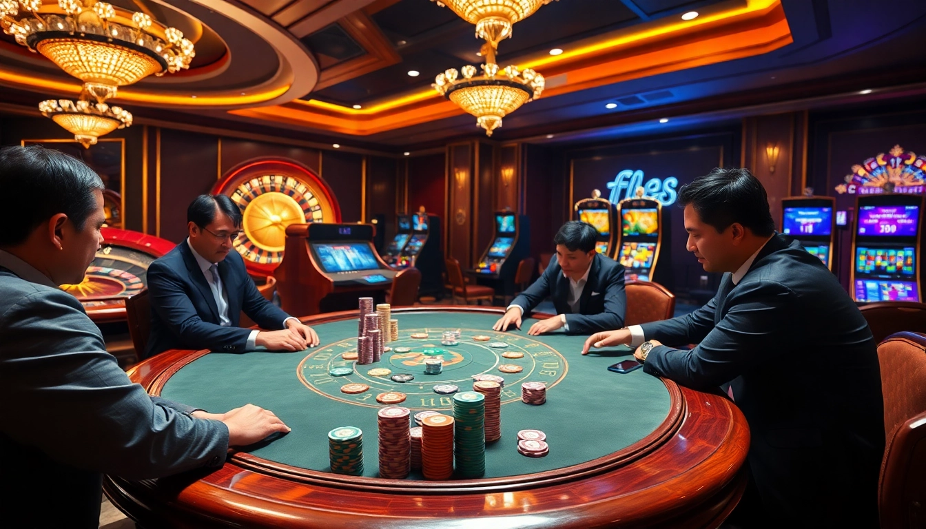 Experience the excitement of winning with the fly88 code at a vibrant casino table!