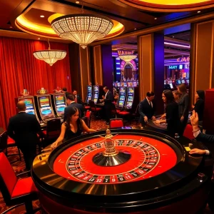 Experience the excitement of winning at AF88.space with vibrant casino roulette and engaging players.