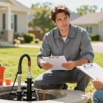 Septic maintenance service by a trusted local contractor ensuring system health and reliability.